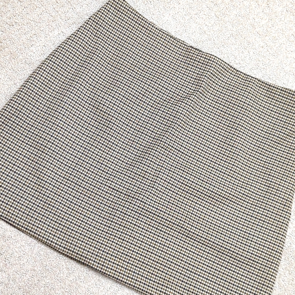 H&M plaid mini skirt
